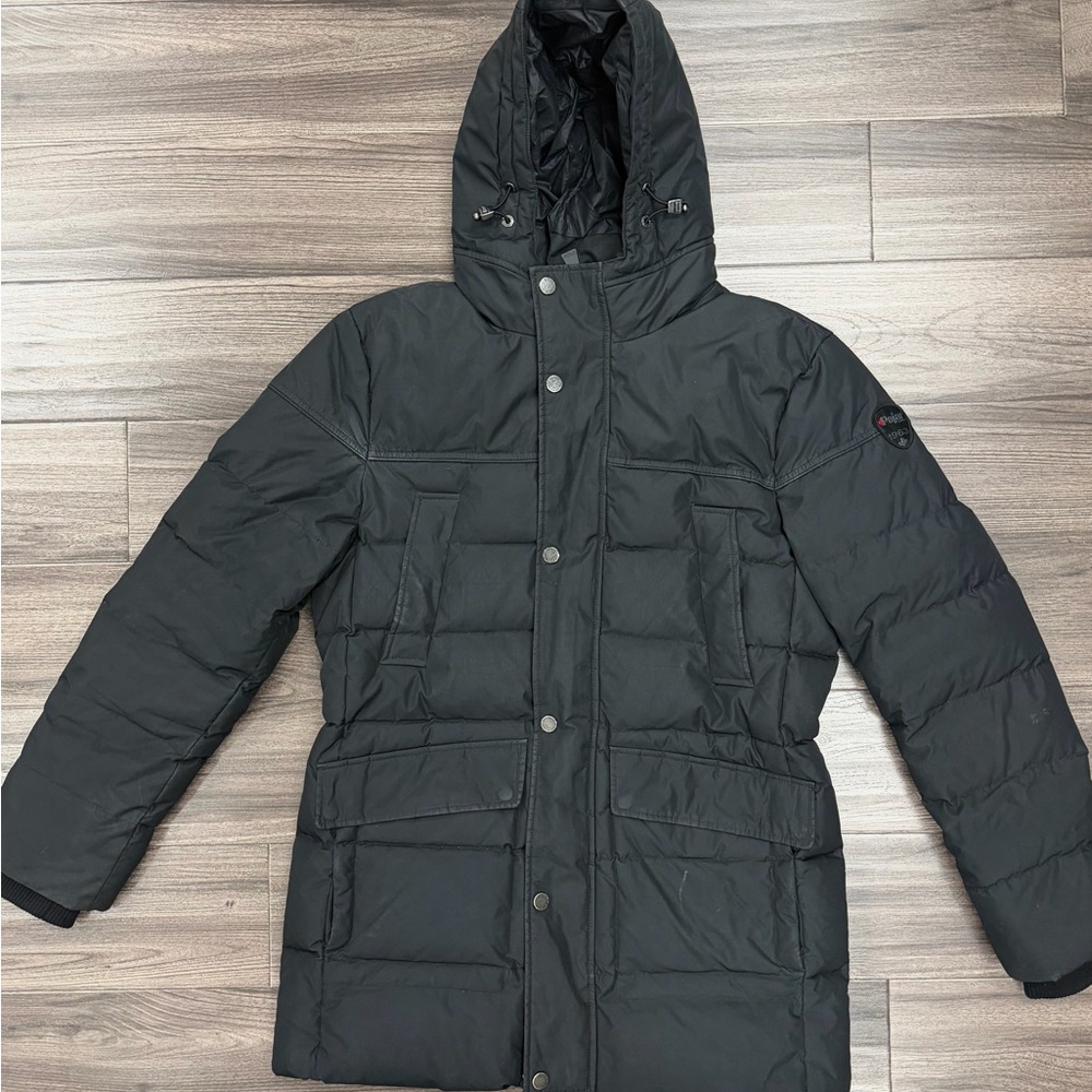 Pajar Canada Men’s Black Winter Hooded Puffer - Size M